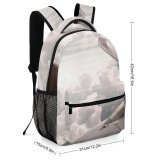 yanfind Children's Backpack Aircraft Cloudy Plane Sky    Airlines Flying Cloud Airplane Clouds Preschool Nursery Travel Bag