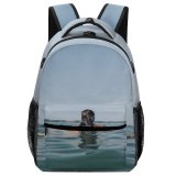 yanfind Children's Backpack Beautiful Posing Swim Vacation Photoshoot Daytime Leisure Lady Ripples Female Carefree Outdoors Preschool Nursery Travel Bag