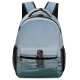 yanfind Children's Backpack Beautiful Posing Swim Vacation Photoshoot Daytime Leisure Lady Ripples Female Carefree Outdoors Preschool Nursery Travel Bag