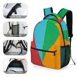 yanfind Children's Backpack For Design Artistic Creativity Motley Abstract Creative Art Preschool Nursery Travel Bag