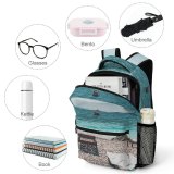 yanfind Children's Backpack Beautiful Sand Vacation Landscape Daylight Travel Leisure  Island Paradise Beach Turquoise Preschool Nursery Travel Bag