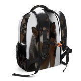 yanfind Children's Backpack Dog Pet Vertebrate Canidae Carnivore Sakhalin Wolfdog Preschool Nursery Travel Bag