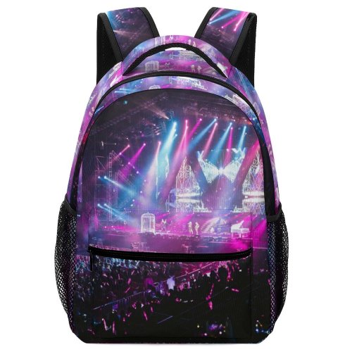yanfind Children's Backpack Festival Rap Entertainment Performance Lights Crowd Energy Audience Event Musicians Live Preschool Nursery Travel Bag