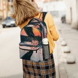 yanfind Children's Backpack Golden Dark H Sunset Landscape Evening Scenic Hour O Preschool Nursery Travel Bag