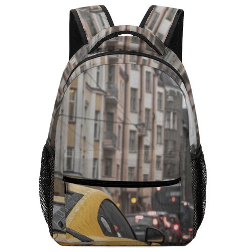 yanfind Children's Backpack Car Automobile Transportation Vehicle Light Traffic Tire Machine Wheel Sports Alloy Spoke Preschool Nursery Travel Bag
