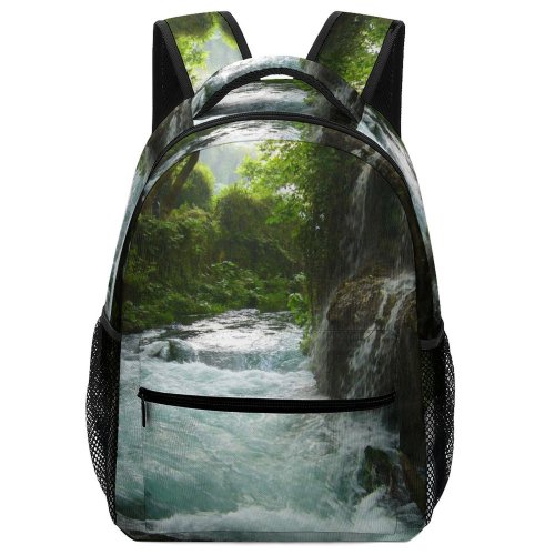yanfind Children's Backpack Antalya Waterfall Lake Forest Resources Watercourse Natural Landscape River Rapid Preschool Nursery Travel Bag