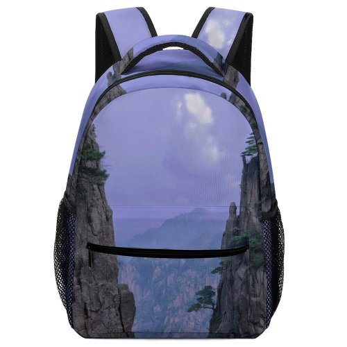 yanfind Children's Backpack Cliff Outdoors  Range Peak Valley Purple Yellowmountain Anhui Preschool Nursery Travel Bag