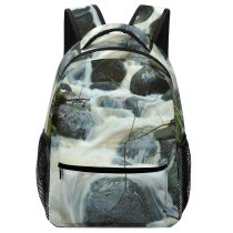 yanfind Children's Backpack Abstract Beautiful Beauty Boulders Closeup Flow Flowing Forest Grass Landscape Macro Preschool Nursery Travel Bag