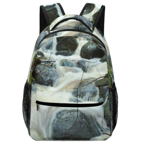 yanfind Children's Backpack Abstract Beautiful Beauty Boulders Closeup Flow Flowing Forest Grass Landscape Macro Preschool Nursery Travel Bag