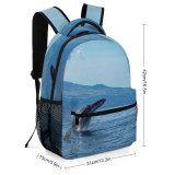 yanfind Children's Backpack Birds Whale Lanscape French Lagoon Free Island  Réunion La Impressive Preschool Nursery Travel Bag