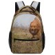 yanfind Children's Backpack Dog Field Autumn Vertebrate Canidae Carnivore Sporting Scotia Duck Tolling Wildlife Grass Preschool Nursery Travel Bag