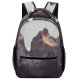 yanfind Children's Backpack Landscape Peak National Del Pictures Outdoors Grey Free Range Volcano Park Preschool Nursery Travel Bag
