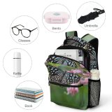 yanfind Children's Backpack  Focus Butterfly Delicate Flowers Insect Butterly  Depth Field Shallow Lepidoptera Preschool Nursery Travel Bag