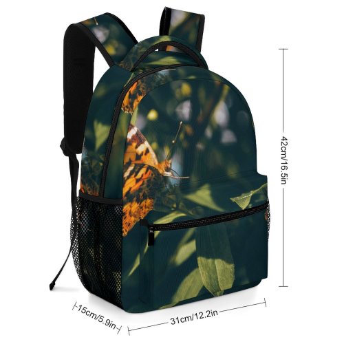 yanfind Children's Backpack Butterfly Insect Invertebrate Bee Honey Monarch Leaf Plant  Flower Public Domain Preschool Nursery Travel Bag