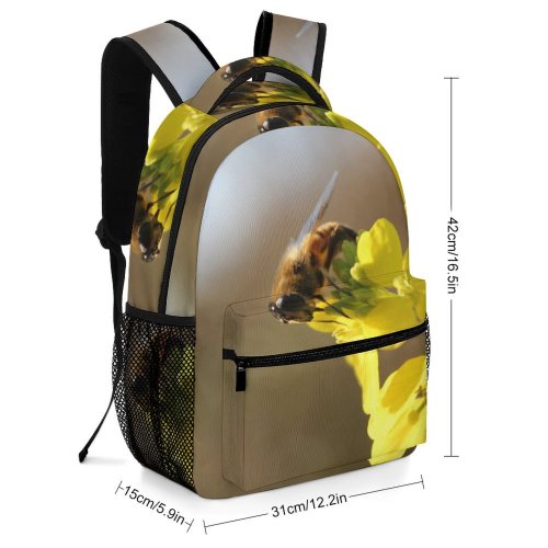 yanfind Children's Backpack Honey Plant Petal Flower Images Apidae Wallpapers Pollen Free Insect Pictures Preschool Nursery Travel Bag