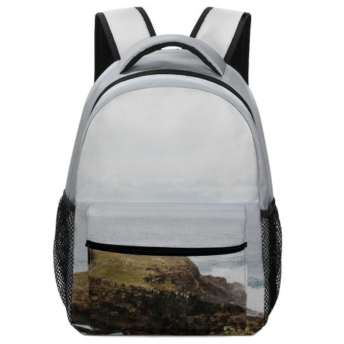 yanfind Children's Backpack Flora Coast Bush Promontory Tree Princeville States Domain Plant Ocean Public Preschool Nursery Travel Bag