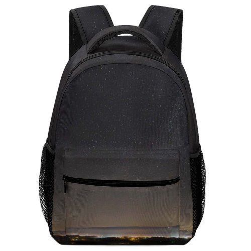 yanfind Children's Backpack Dark Exploration Observatory Astrology Scenery Astrophotography Insubstantial Science Evening Space Galaxy Cosmos Preschool Nursery Travel Bag