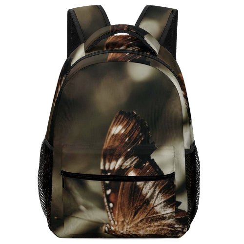 yanfind Children's Backpack Butterfly Insect Invertebrate Bee Honey Monarch Beauty Creature  Birds Grey Preschool Nursery Travel Bag