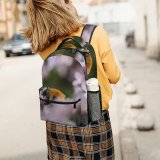 yanfind Children's Backpack Bumblebee Portrait  Soft Plant Wildlife Bee Spring Apidae Insect Preschool Nursery Travel Bag