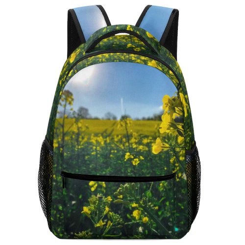 yanfind Children's Backpack Field Grassland Outdoors Countryside Farm Meadow Rural Plant Preschool Nursery Travel Bag