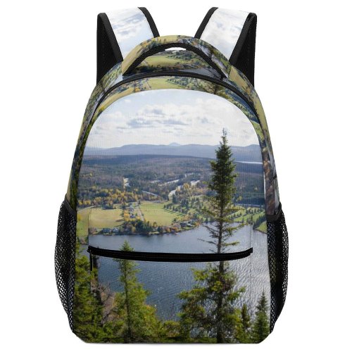 yanfind Children's Backpack Landscape Abies Pine Plant Spruce Pictures Winter Outdoors Tree Qc Fir Preschool Nursery Travel Bag