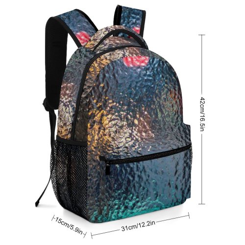 yanfind Children's Backpack Art Facebook Abstract Texture Insubstantial Preschool Nursery Travel Bag