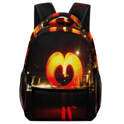 yanfind Children's Backpack  Images Night Domain Heart Lighting Light Led  Public Preschool Nursery Travel Bag