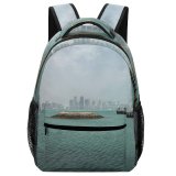 yanfind Children's Backpack Coast City Port Beach Doha Qatar Domain Island Ocean Public Shoreline Preschool Nursery Travel Bag