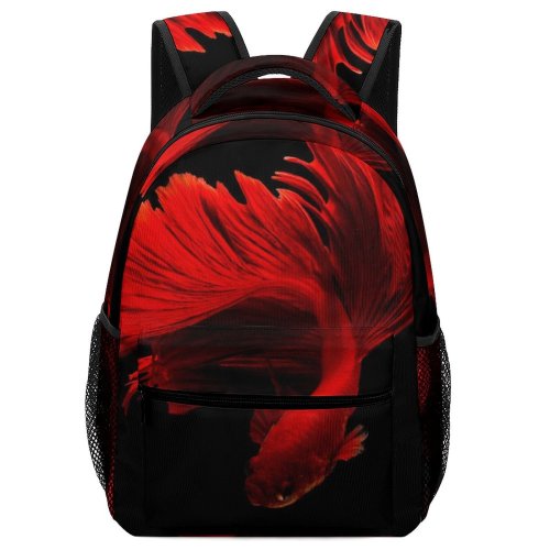 yanfind Children's Backpack Beautiful Invertebrate Aquatic Aquarium Tropical Art Fish Preschool Nursery Travel Bag