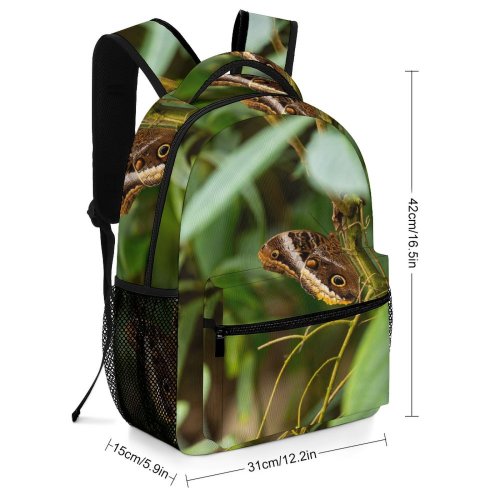 yanfind Children's Backpack Butterfly Insect Invertebrate Burgers' Antoon Van Hooffplein Arnhem Netherlands Leaf Telephoto Preschool Nursery Travel Bag