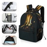 yanfind Children's Backpack Chula Pictures India Made Fire Free Flame Hue Bonfire Home Preschool Nursery Travel Bag