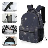 yanfind Children's Backpack  Beautiful Delicate Flowers Season Little Grass Husk Hayfield Field Light Macro Preschool Nursery Travel Bag
