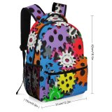 yanfind Children's Backpack Gears Sprocket Vib Wheels Automation Colorful Innovation Toothed Machinery Machine Cogs Settings Preschool Nursery Travel Bag