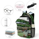 yanfind Children's Backpack Festival Tourism City Vacation Trang Landscape Lehoi Travel Colorful Hills Island Preschool Nursery Travel Bag