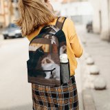 yanfind Children's Backpack Furniture Home Room Kitten Pedigree Whiskers Dog Cute Adorable Sit Puppy Cat Preschool Nursery Travel Bag