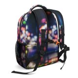 yanfind Children's Backpack  Focus Golden City Shining  Illuminated Lights Club Defocused Luminescence Disco Preschool Nursery Travel Bag