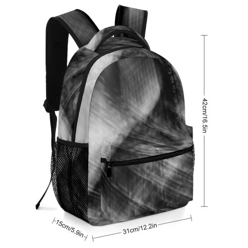 yanfind Children's Backpack Lighting B&W Abstract Mystery Experimental  Monotone Blackandwhite Web Streetphotography Preschool Nursery Travel Bag