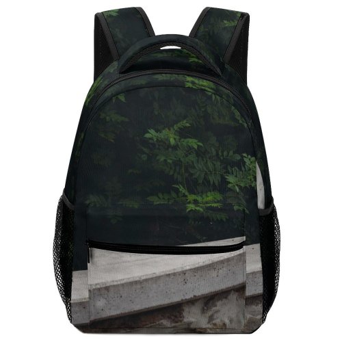 yanfind Children's Backpack Masonry Structure Forest Creative Mockup Pictures Whitespace Abstract Dream Wall Preschool Nursery Travel Bag