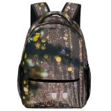 yanfind Children's Backpack  Tree Focus Winter Lighted Design Xmas Illuminated Season Lights Depth Balls Preschool Nursery Travel Bag