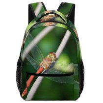 yanfind Children's Backpack Fly Insect Dragonflies Damseflies Invertebrate Net Winged Insects Macro Preschool Nursery Travel Bag