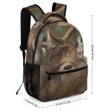 yanfind Children's Backpack Outdoors Reindeer Cute Deer Stag Buck  Antlers Fur Wild Wildlife Preschool Nursery Travel Bag