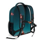 yanfind Children's Backpack Czech Dark Exploration Observatory Lights Science Landscape Evening Travel Space Light Galaxy Preschool Nursery Travel Bag