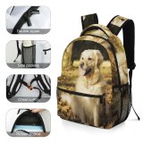 yanfind Children's Backpack Dog Pet Free Pictures Strap Stock Golden Images Preschool Nursery Travel Bag