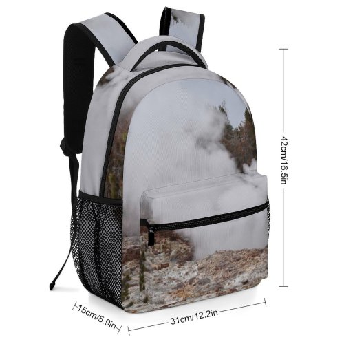 yanfind Children's Backpack Natural Eruption Geyser Yellowstone  Domain Public National Wonders Outdoors Wy Preschool Nursery Travel Bag