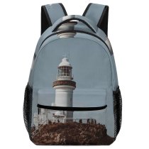 yanfind Children's Backpack Australia Adventure Bay Byron Navigation Lighthouse Cape Architecture Preschool Nursery Travel Bag
