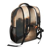 yanfind Children's Backpack Fog Outdoors Mist Sunrise Light Sky  Adventure Reflection Lake Tree River Preschool Nursery Travel Bag
