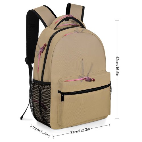 yanfind Children's Backpack Macro Insect Flying Insects Dragonflies Damseflies Flight Wing Pest Fly Preschool Nursery Travel Bag