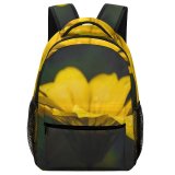 yanfind Children's Backpack Flower Plant  Kathmandu Nepal Flora Flax Daisy Petal Dew Stem Floral Preschool Nursery Travel Bag