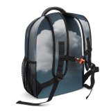 yanfind Children's Backpack Atmosphere Skyscape Sky Puffy Downy  Outdoors Cloud Cloudscape Fluffy Preschool Nursery Travel Bag