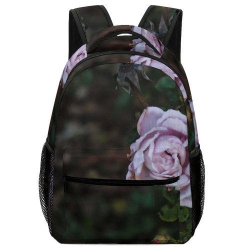 yanfind Children's Backpack  Flower Plant Rose Geranium Pollen Grey Stock Preschool Nursery Travel Bag
